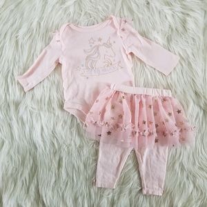 Baby girl unicorn tutu outfit